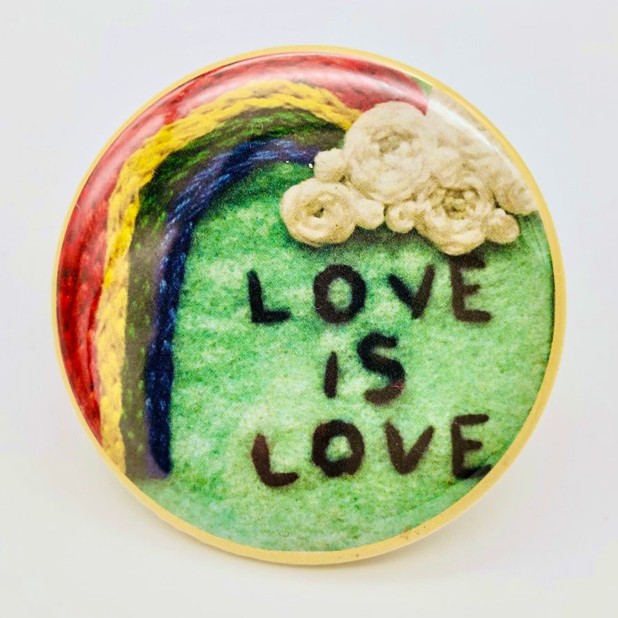 Love Is Love Button, Magnet, Mirror or Opener - The Regal Find