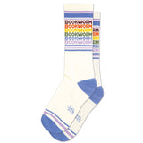 Love Rainbow Gym Crew Socks - The Regal Find