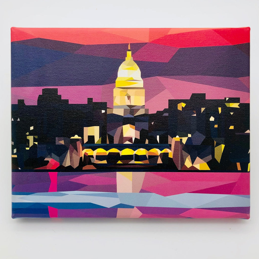 Madison Skyline Print on Canvas 8x10 - The Regal Find