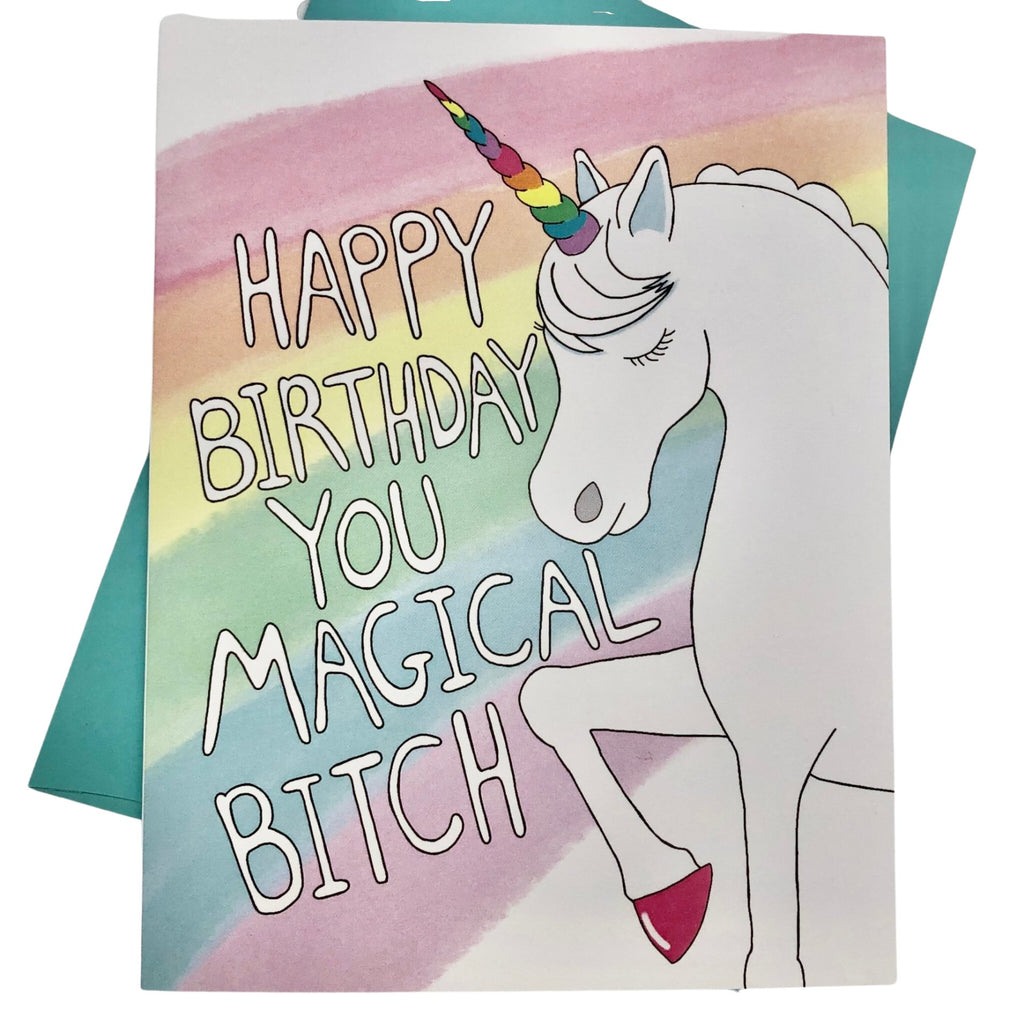 Magical Bitch Birthday Card - The Regal Find