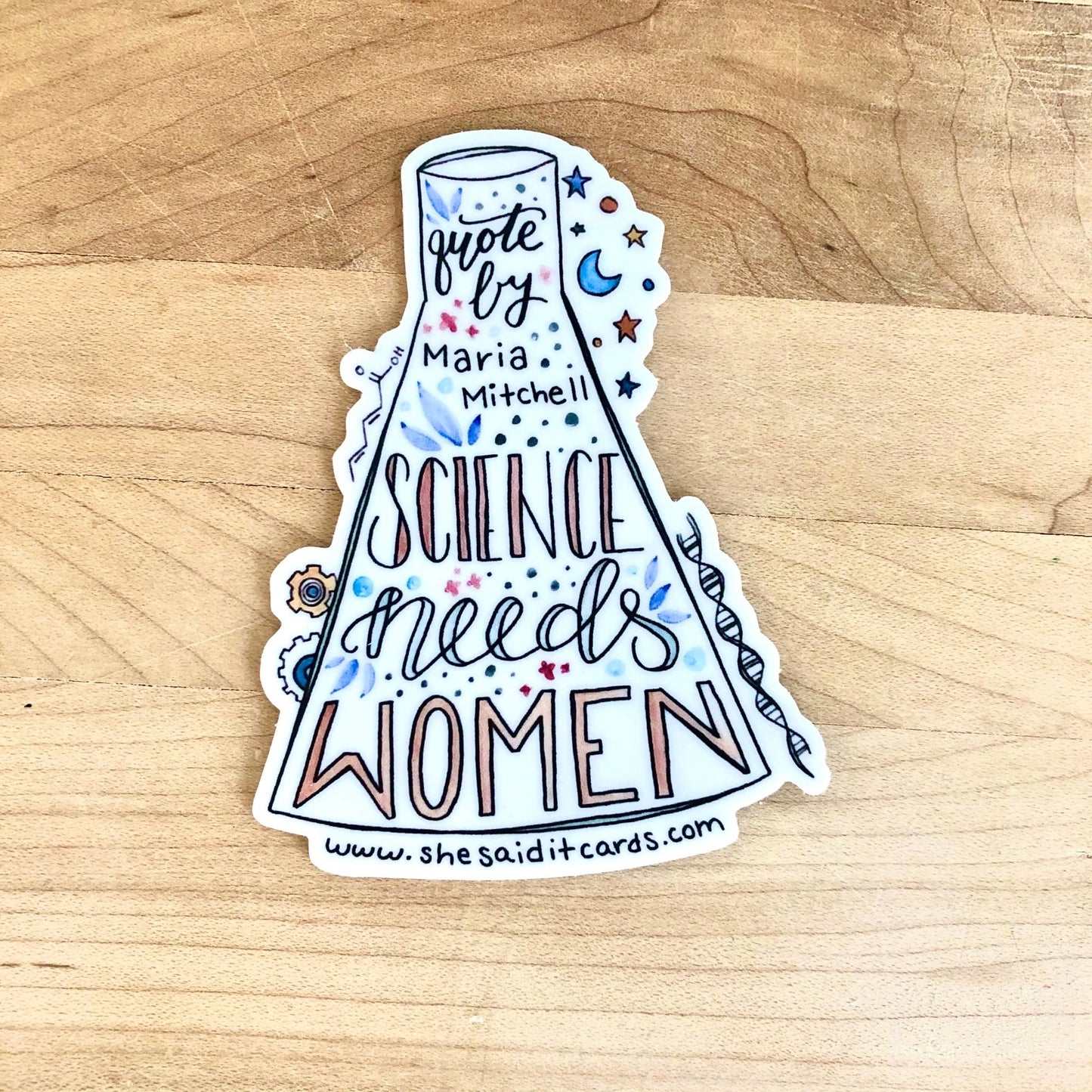 Maria Mitchell Science Sticker - The Regal Find