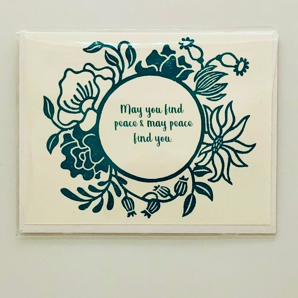 May You Find Peace Card - The Regal Find