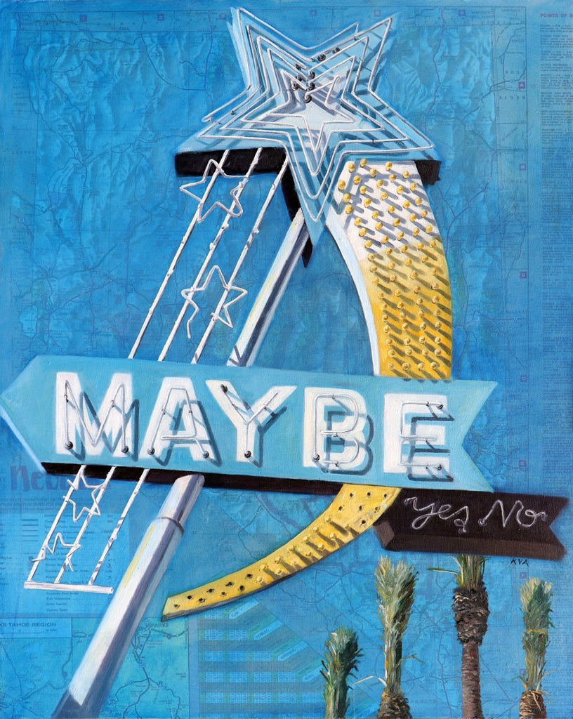 Maybe Map Print - The Regal Find