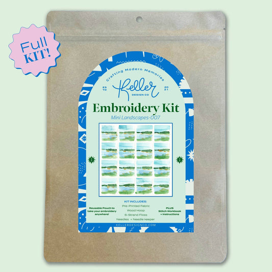 Mini Landscapes Embroidery Kit - The Regal Find