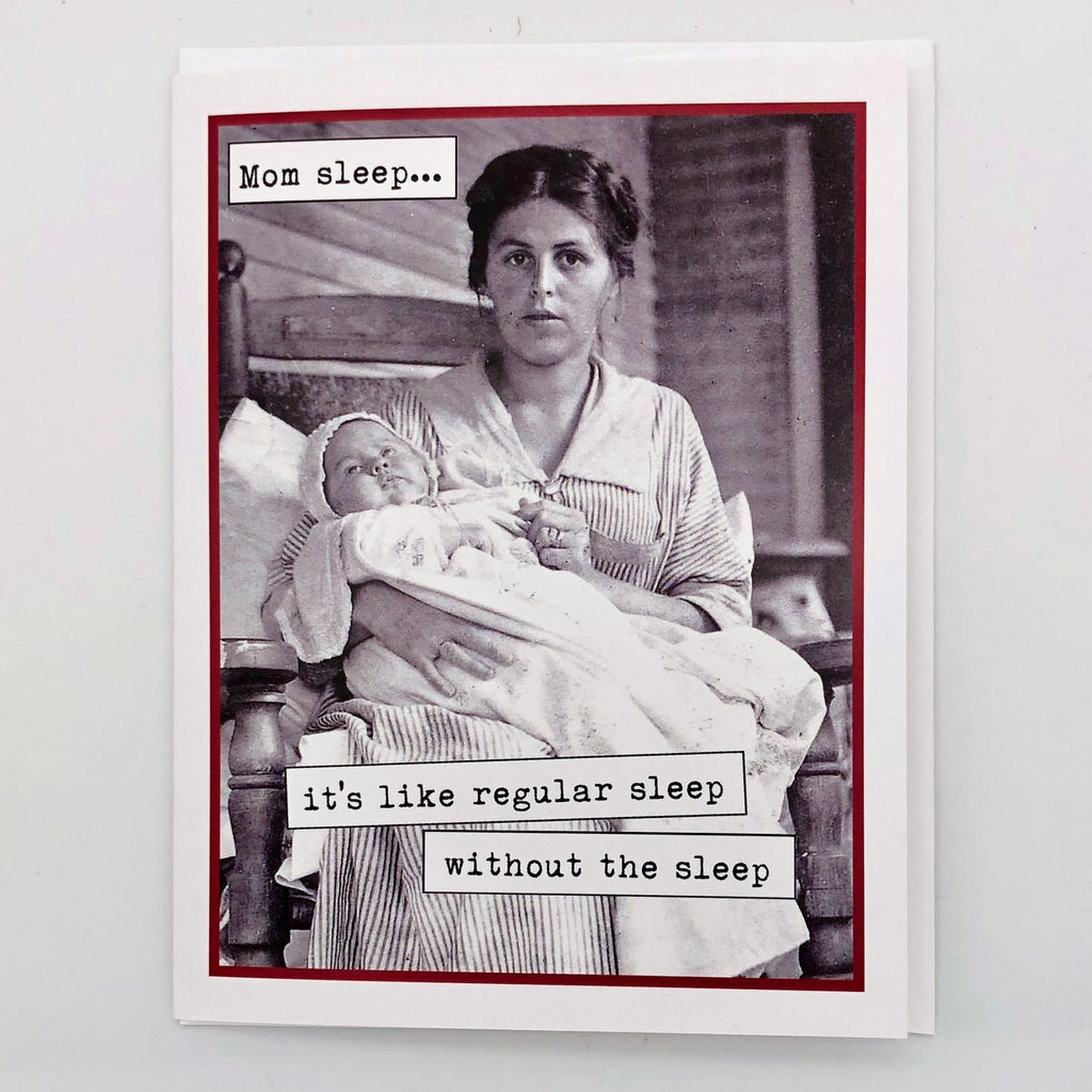 Mom Sleep Card - The Regal Find