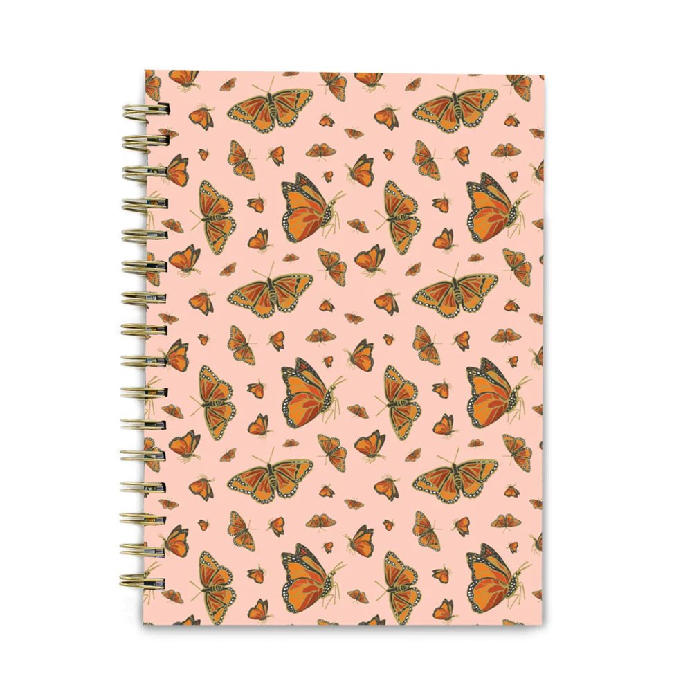 Monarch Butterflies Spiral Notebook - The Regal Find