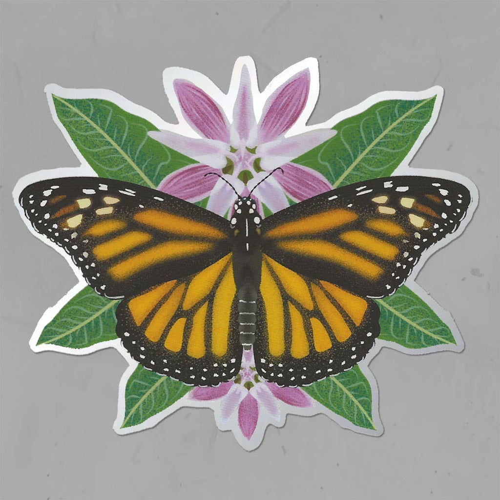 Monarch Matte Mirror PVC-Free Sticker - The Regal Find