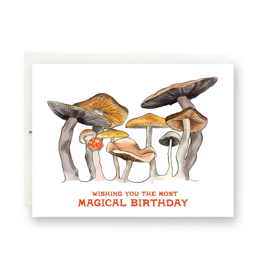Mushroom Birthday Card - The Regal Find
