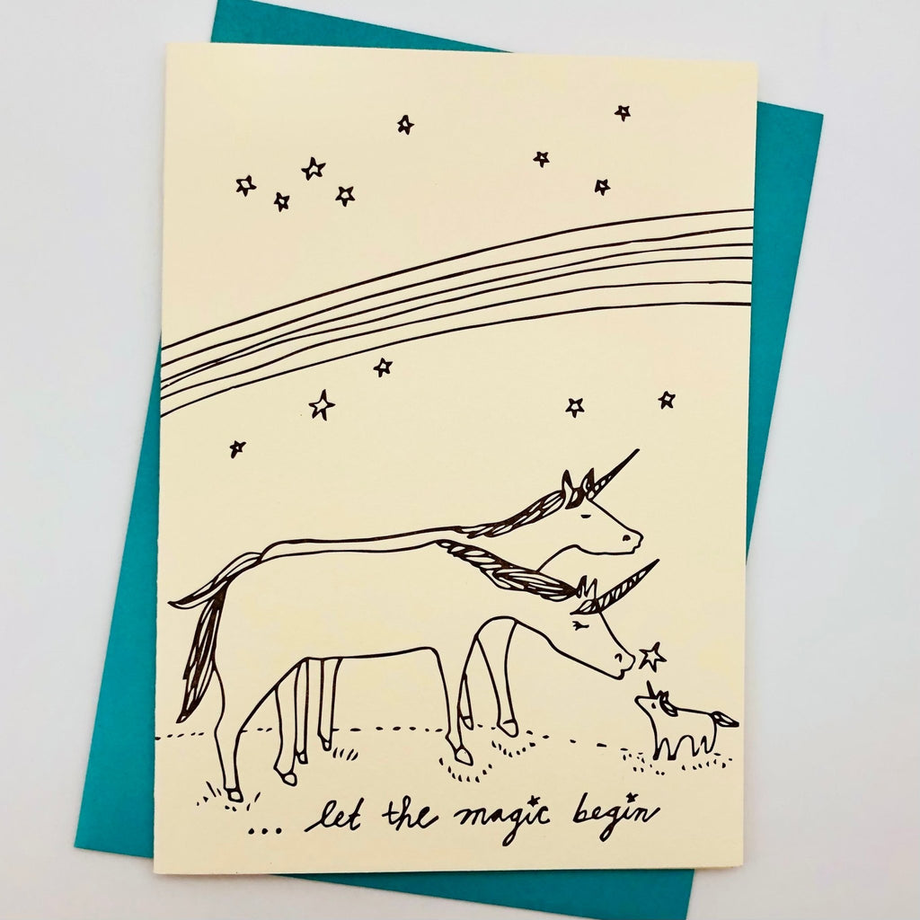New Baby Unicorn Card - The Regal Find