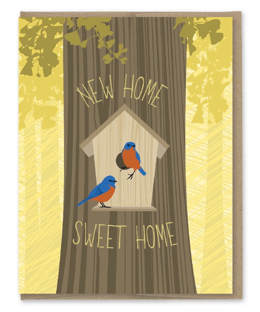 New Home Bird House Card - The Regal Find