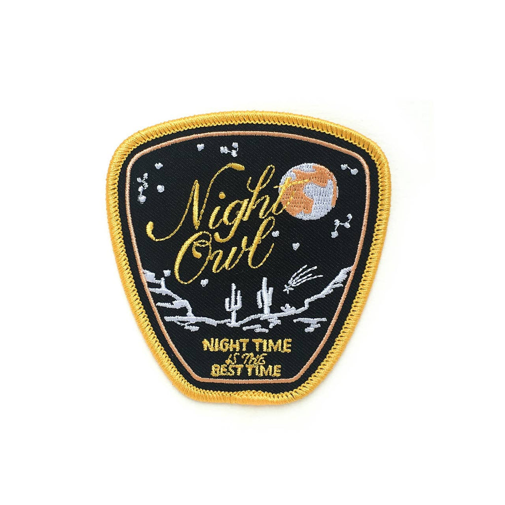 Night Owl Embroidered Patch - The Regal Find