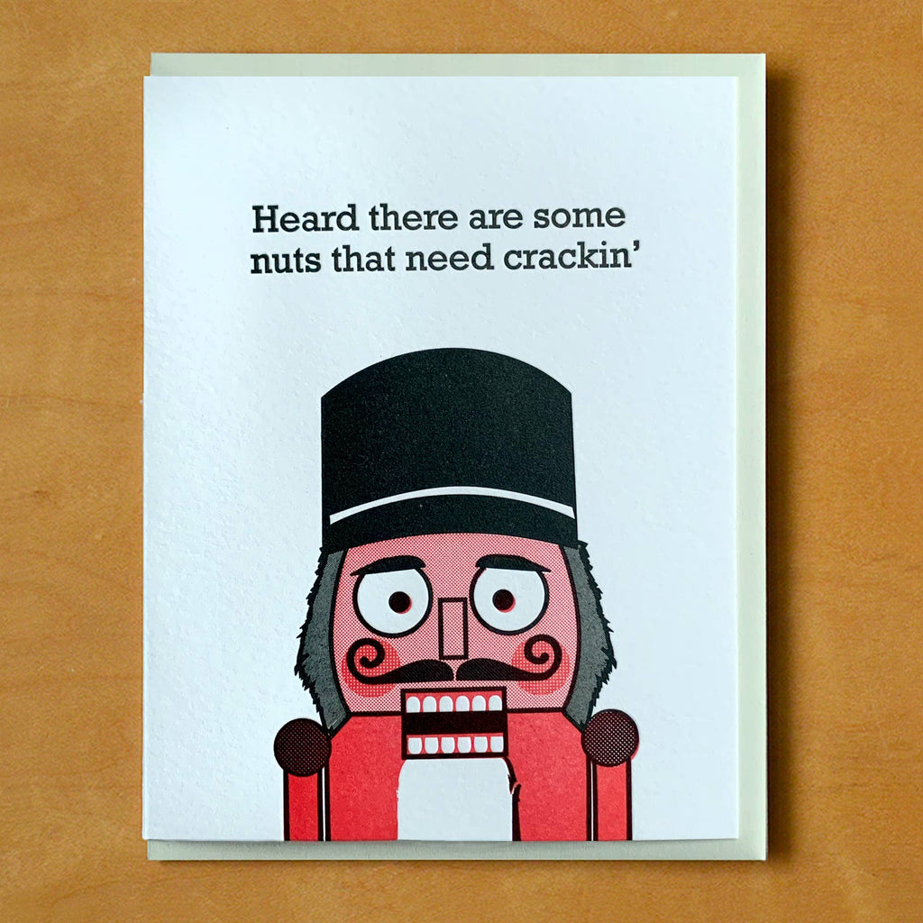Nuts Need Crackin' Greeting Card - The Regal Find