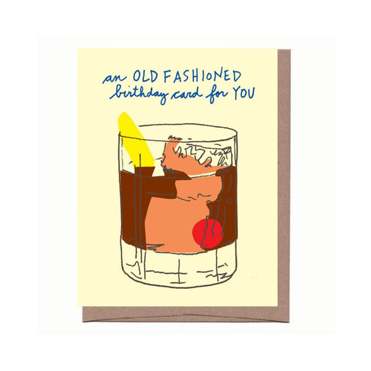 Old Fashioned Birthday Card - The Regal Find