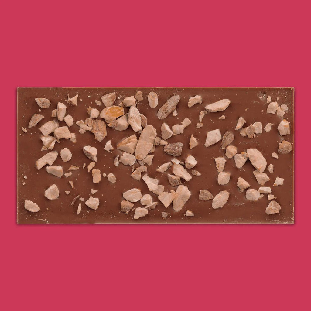 Omnom Sea Salted Almonds + Milk 45% Chocolate Bar - The Regal Find