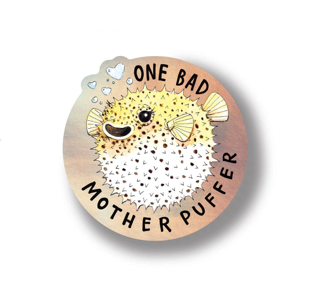 One Bad Mother Puffer Holographic Sticker - The Regal Find