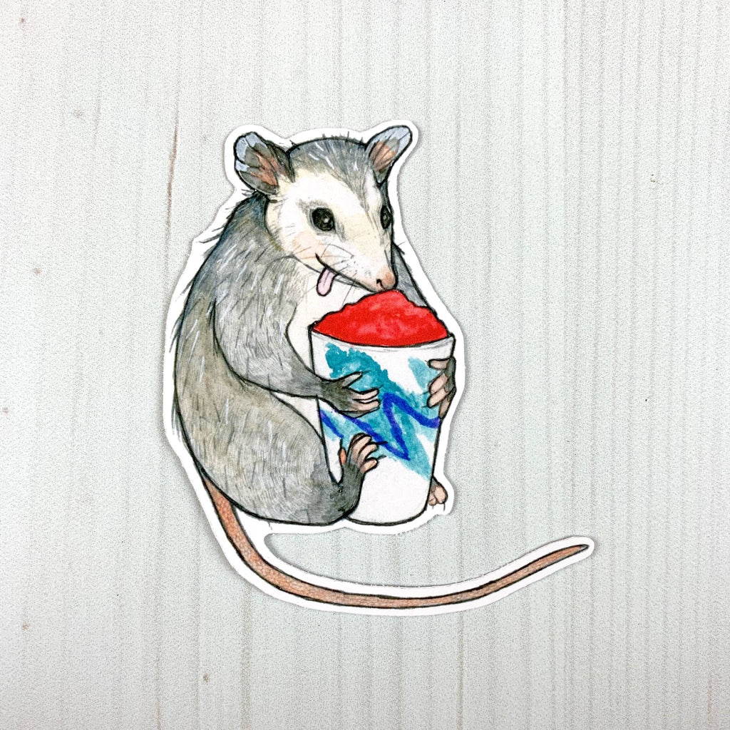 Opossum Water Ice Vinyl Sticker - The Regal Find