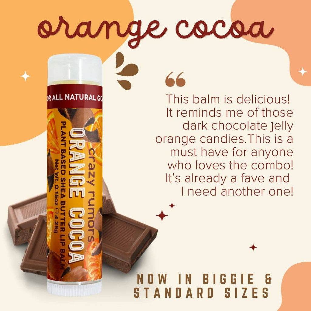 Orange Cocoa Lip Balm - Valentine's Day - The Regal Find