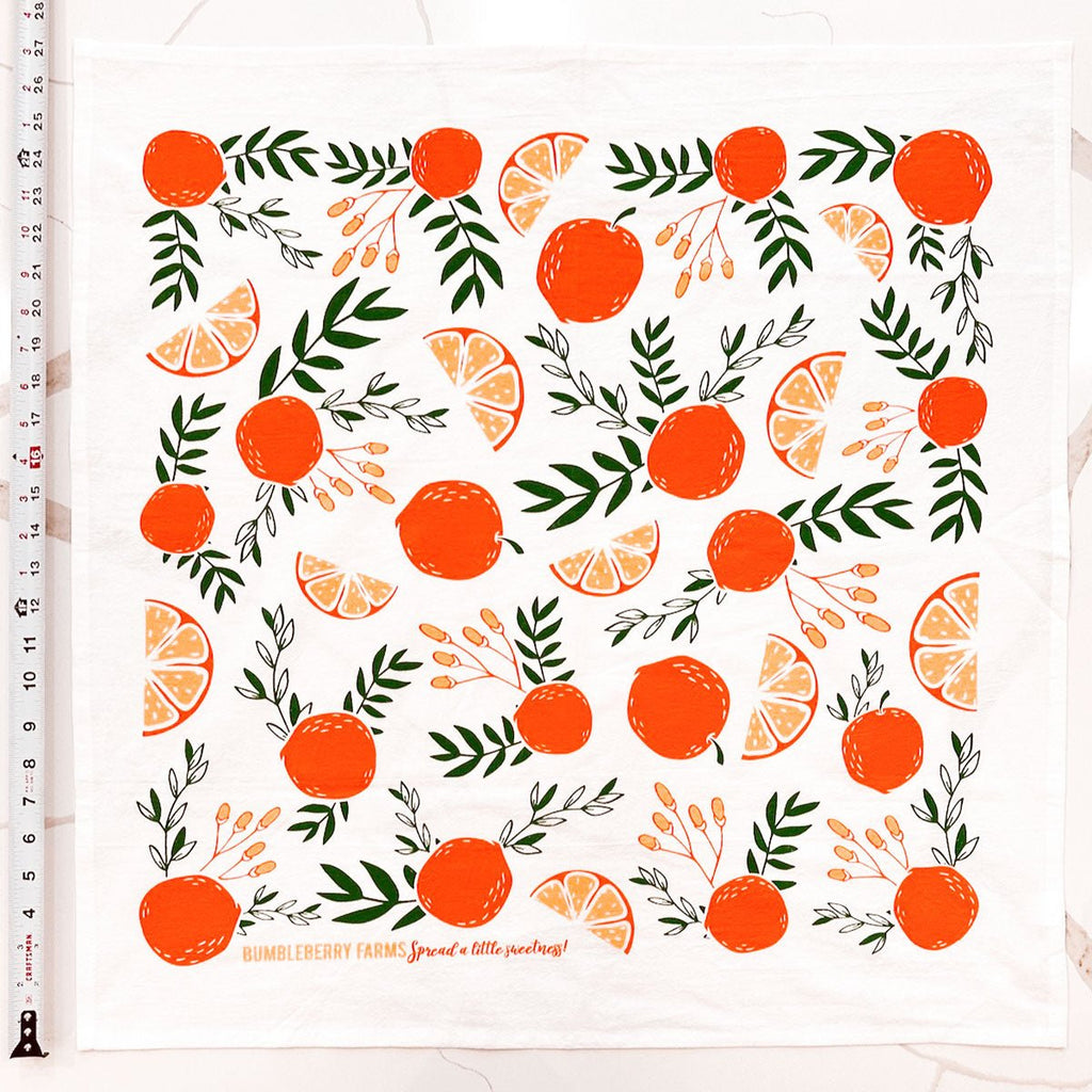 Orange Fruit Kitchen Towel - The Regal Find