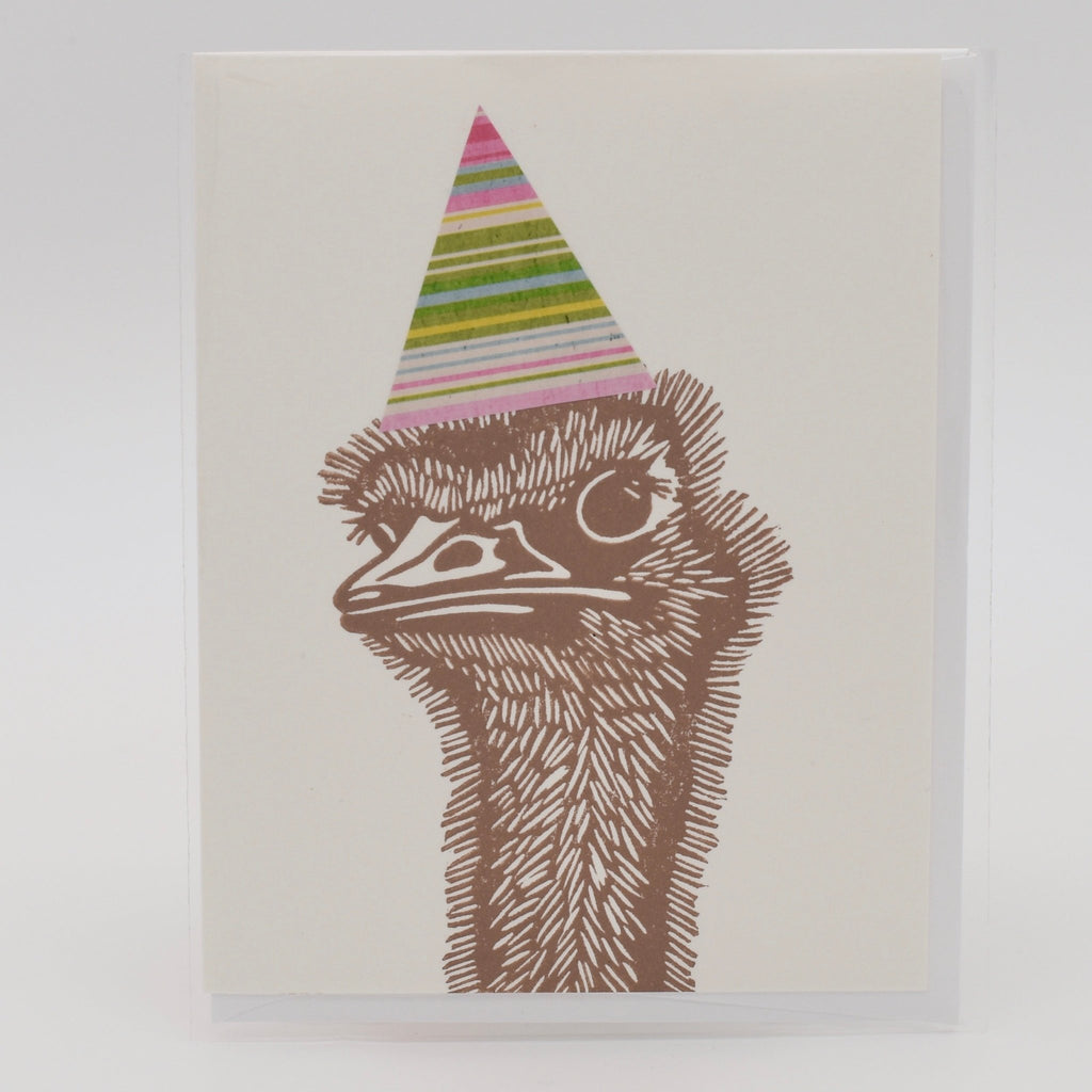 Ostrich Birthday Card - The Regal Find