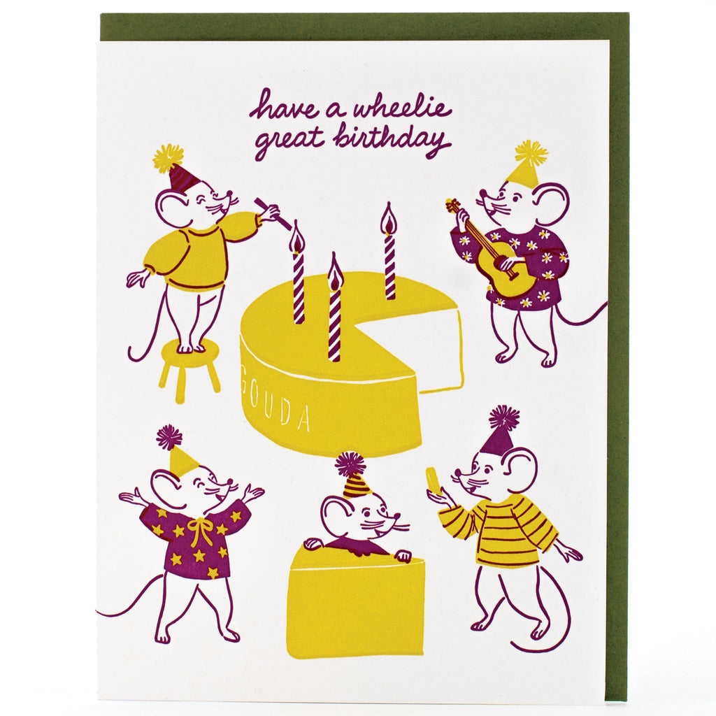 Party Mice Birthday Card - The Regal Find