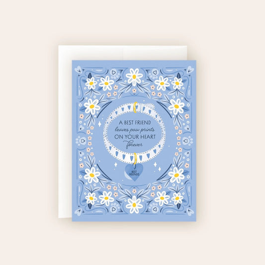 Paw Prints Sympathy Card - The Regal Find