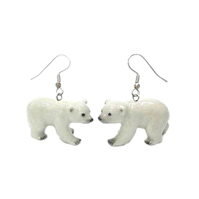 Polar Bear Earrings - The Regal Find