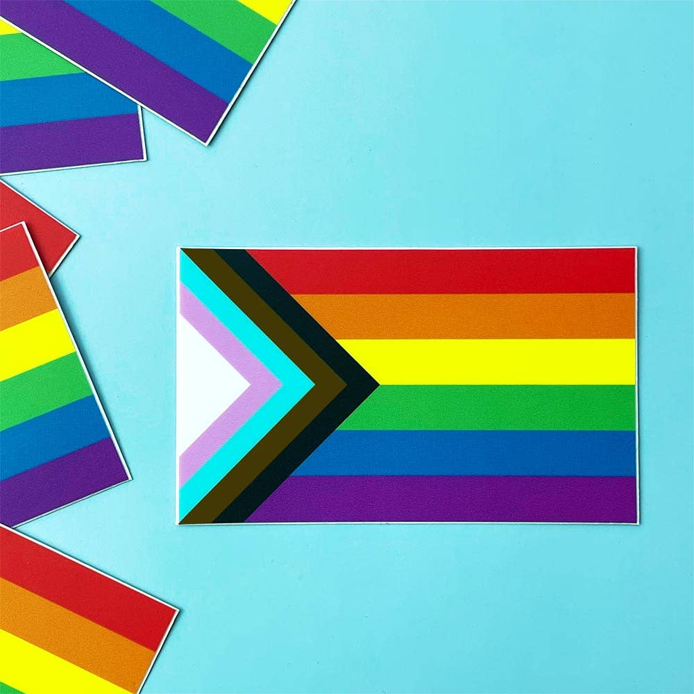 Progress Pride Sticker - The Regal Find