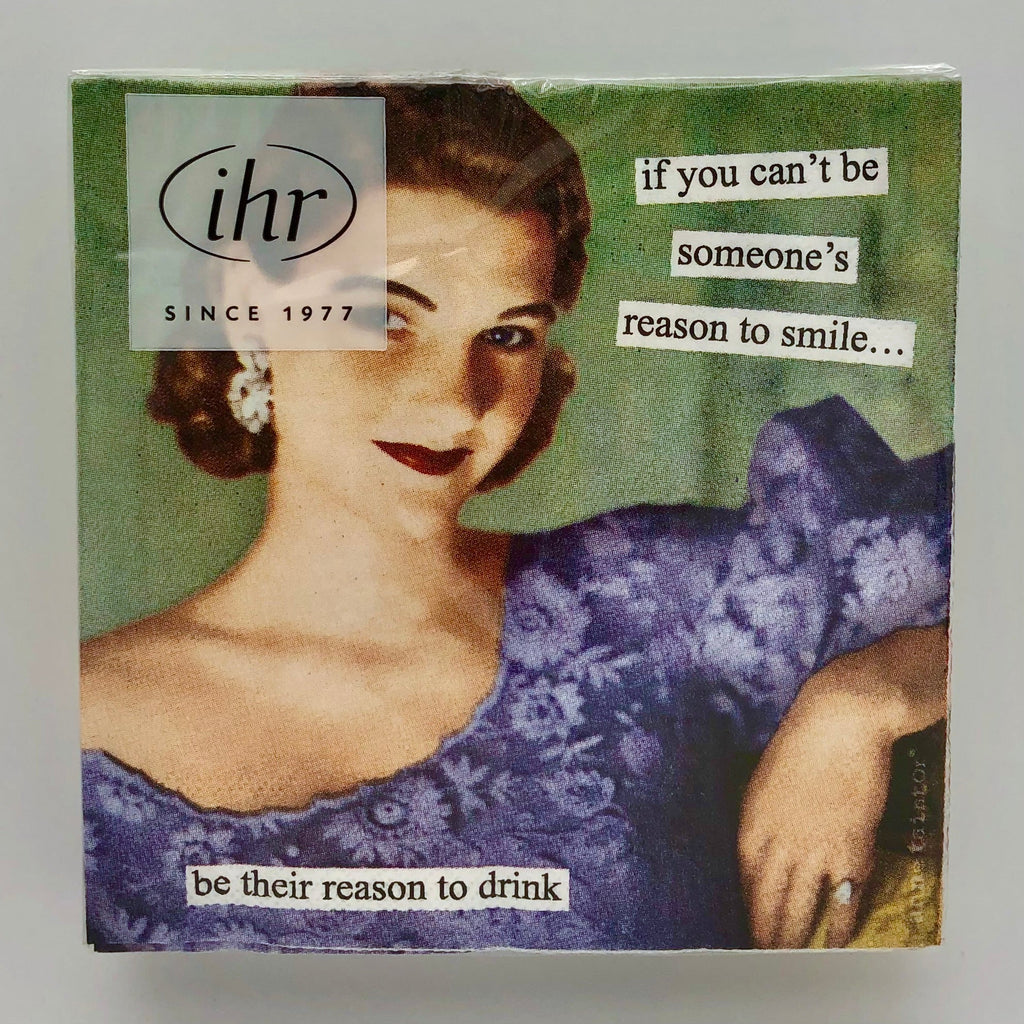 Reason To Smile Cocktail Napkin - The Regal Find