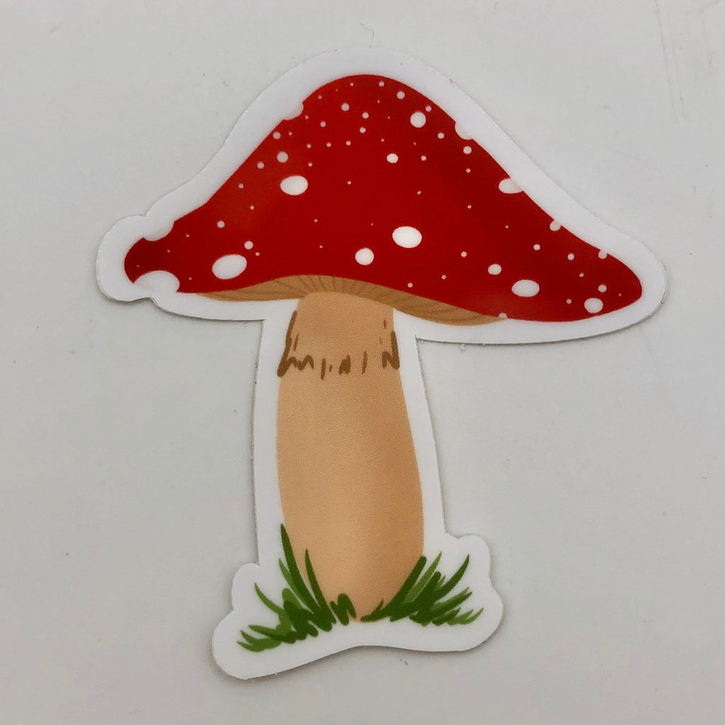 Red Mushroom Sticker - The Regal Find