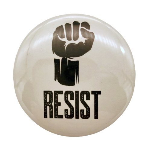 Resist Button Pin - The Regal Find
