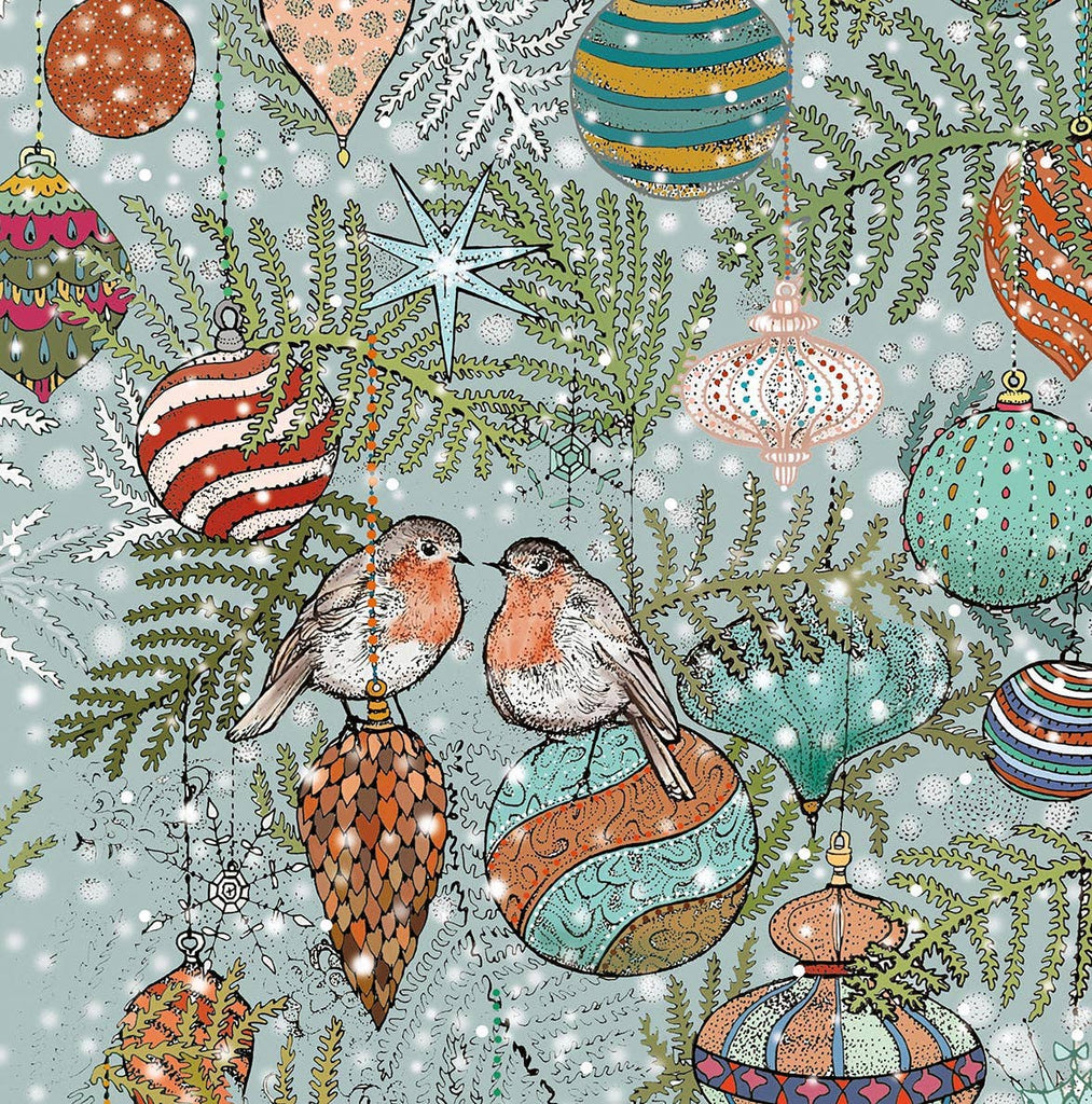 Robin and Baubles Greeting Card - The Regal Find