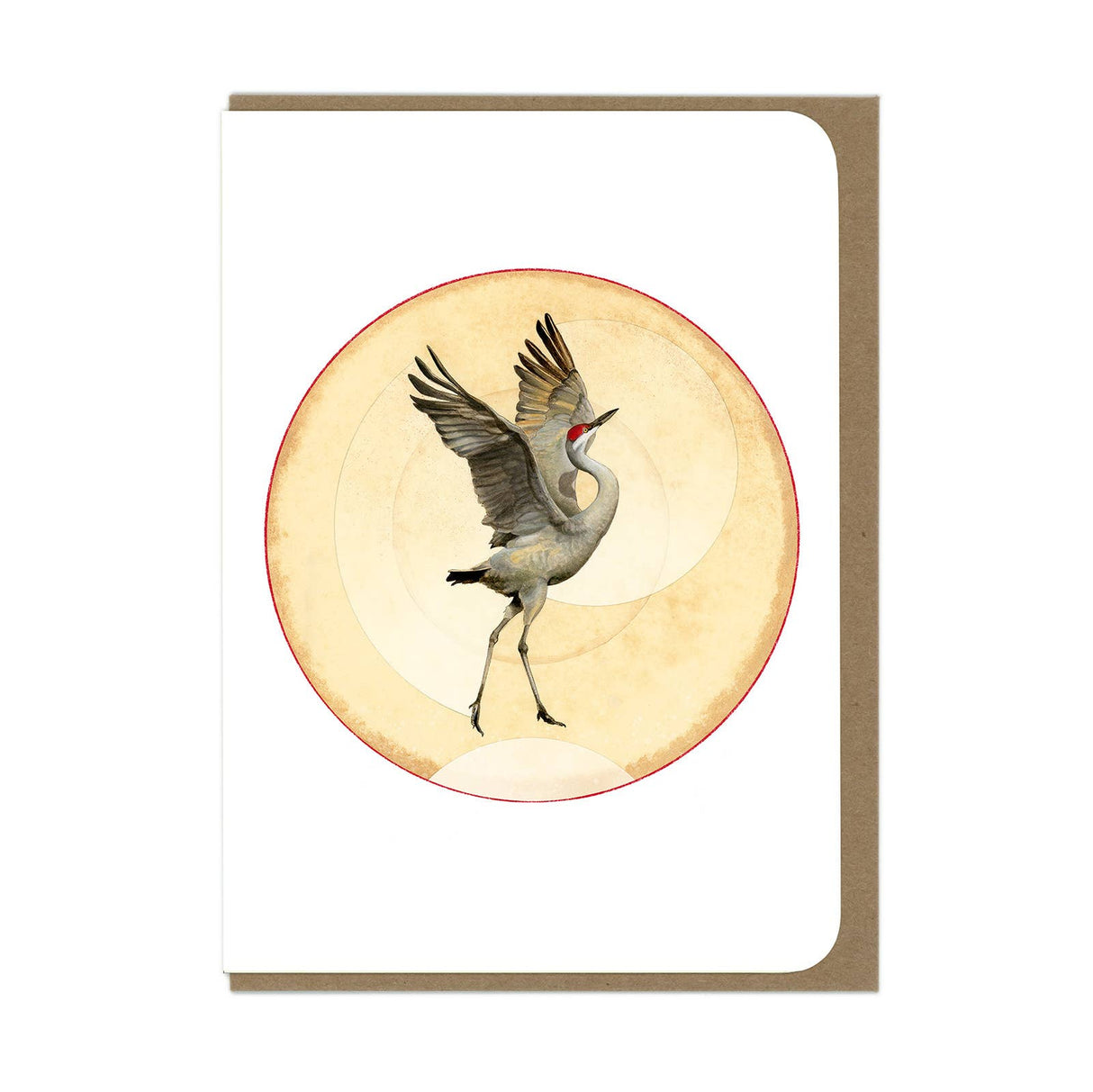 Sandhill Crane - Blank Card - The Regal Find