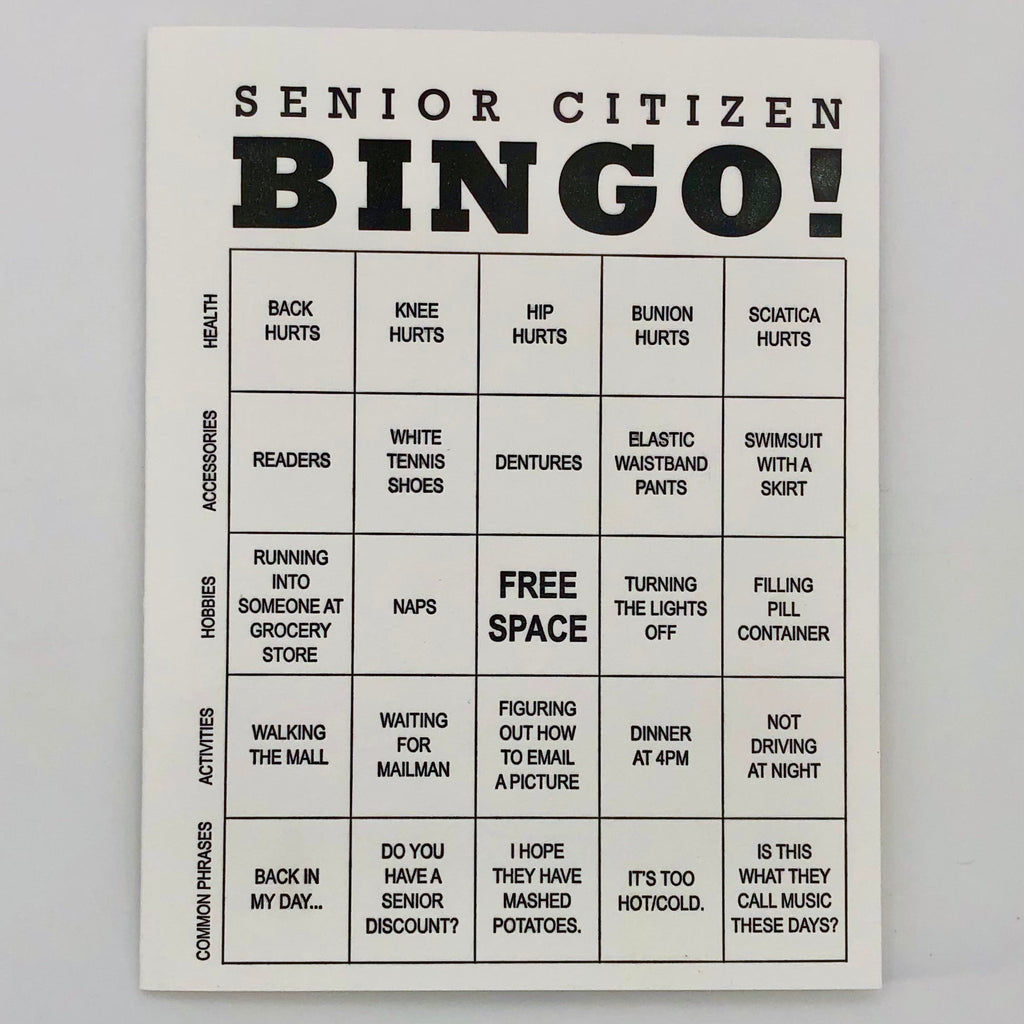 Senior Bingo Greeting Card - The Regal Find