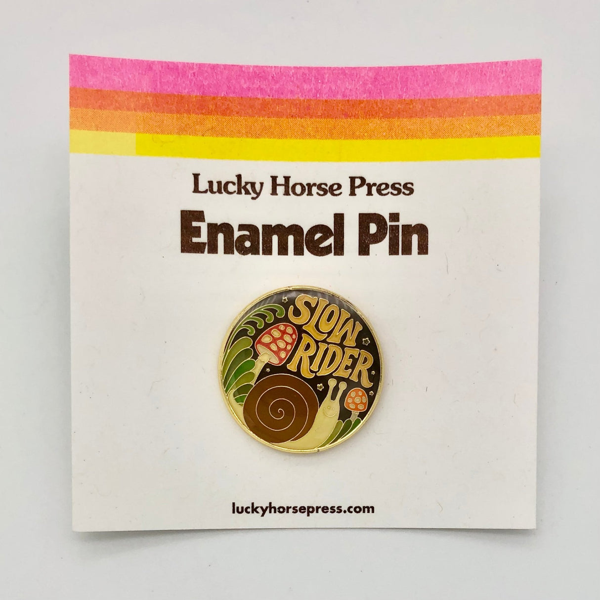 Slow Rider Enamel Pin - The Regal Find