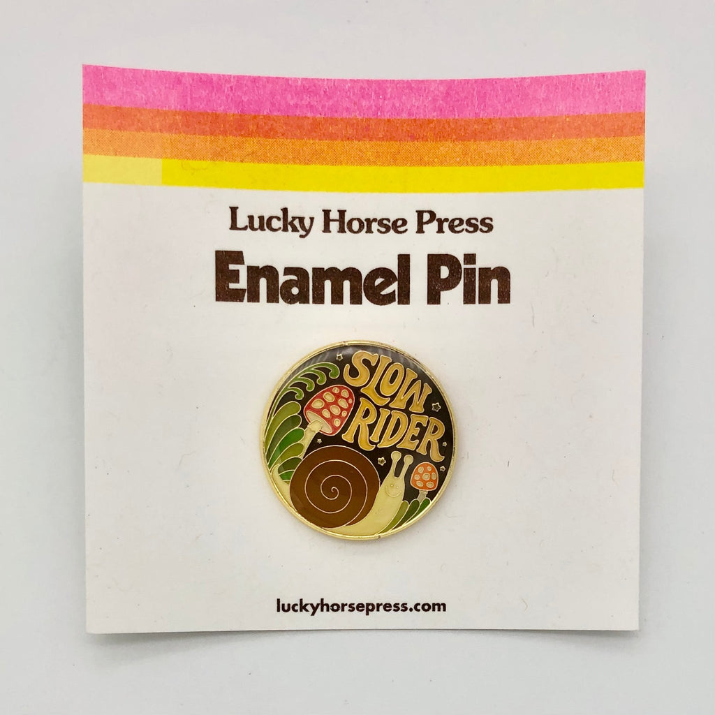 Slow Rider Enamel Pin - The Regal Find