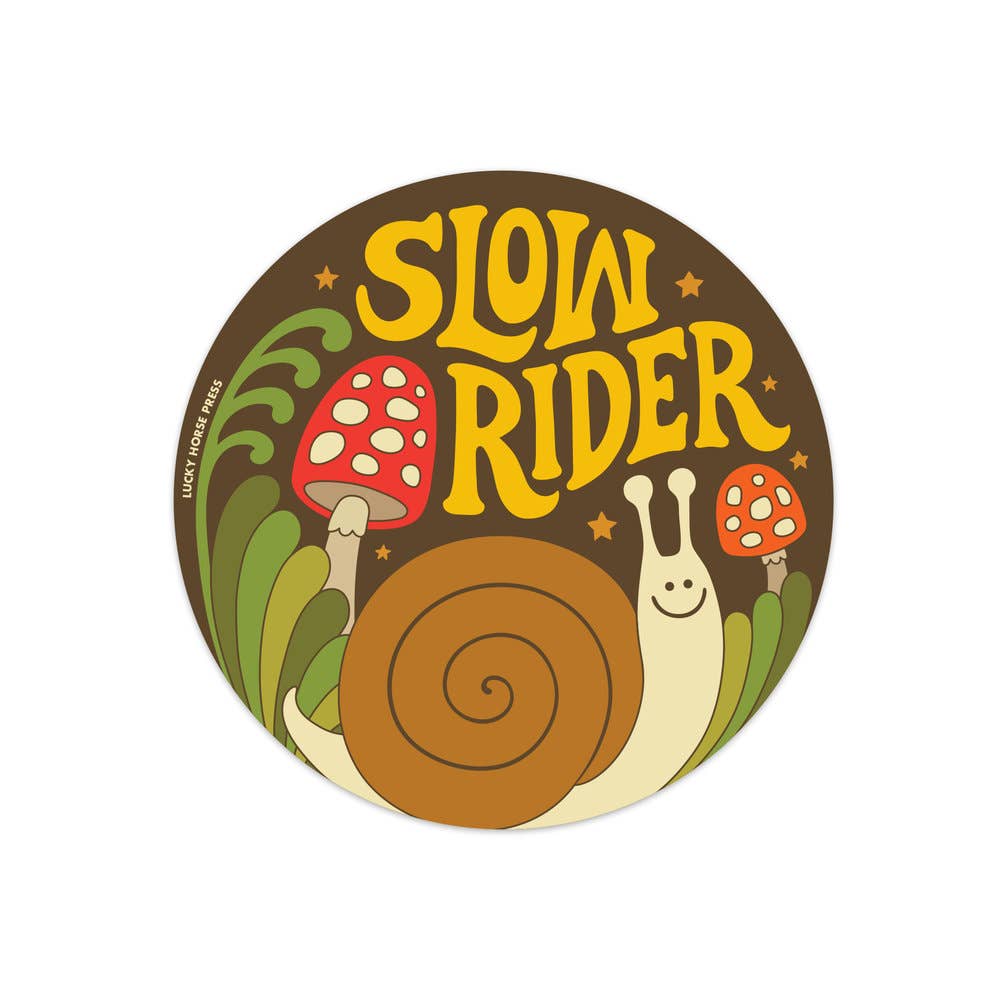 Slow Rider Sticker - The Regal Find