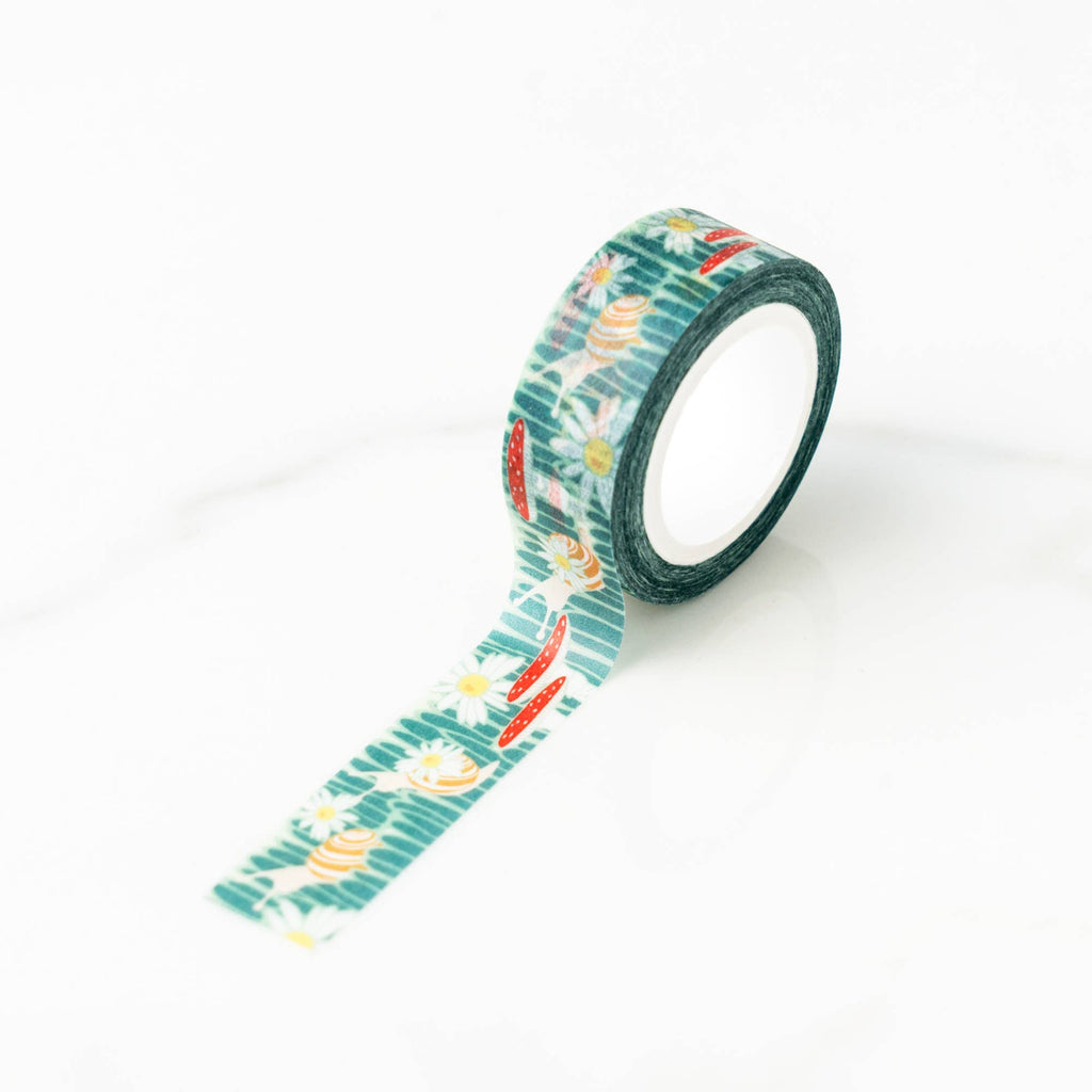 Snail Stroll in the Garden Washi Tape- - The Regal Find