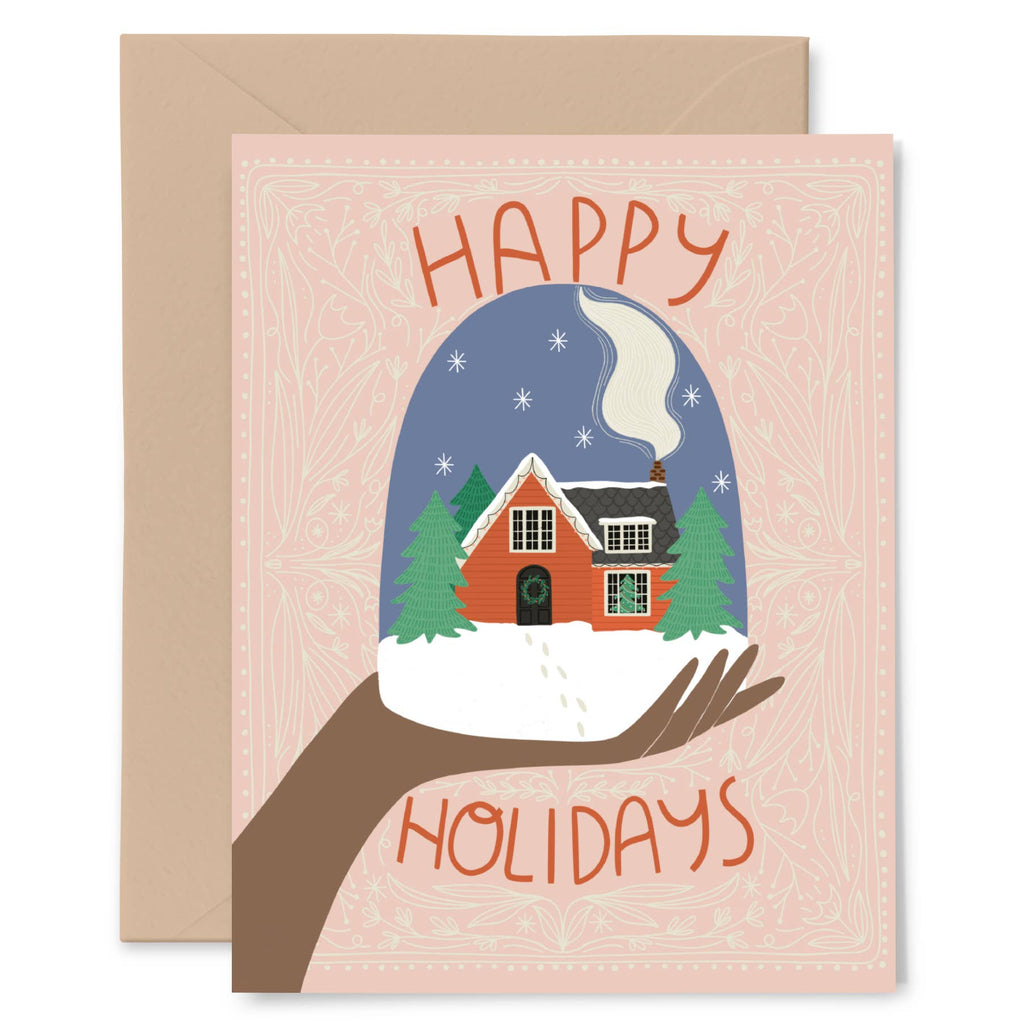Snow Globe Holiday Card - The Regal Find