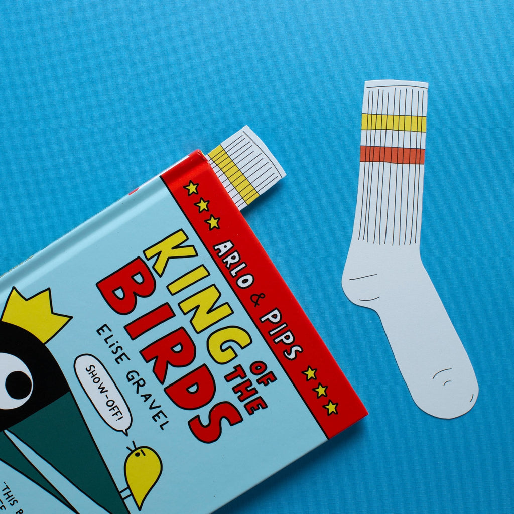 Sock Bookmark (it's die cut!) - The Regal Find