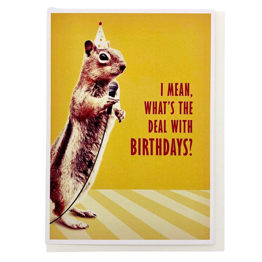 Squirrel/Chipmunk Card (What's the Deal?) - The Regal Find