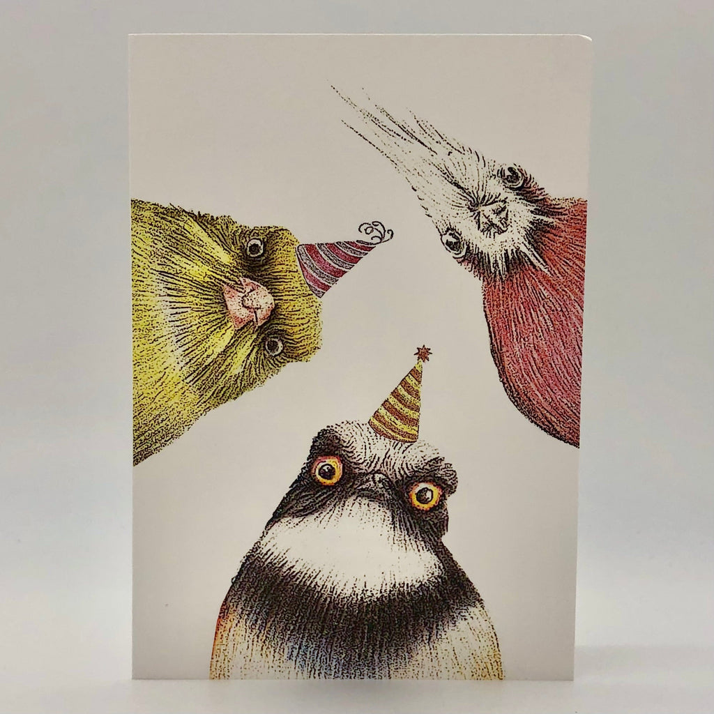 Staring Birds Birthday Card - The Regal Find