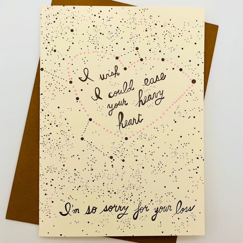 Stars Sorry For Your Loss Card - The Regal Find