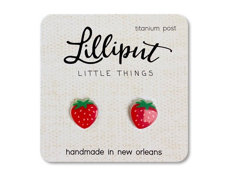 Strawberry Earrings - The Regal Find