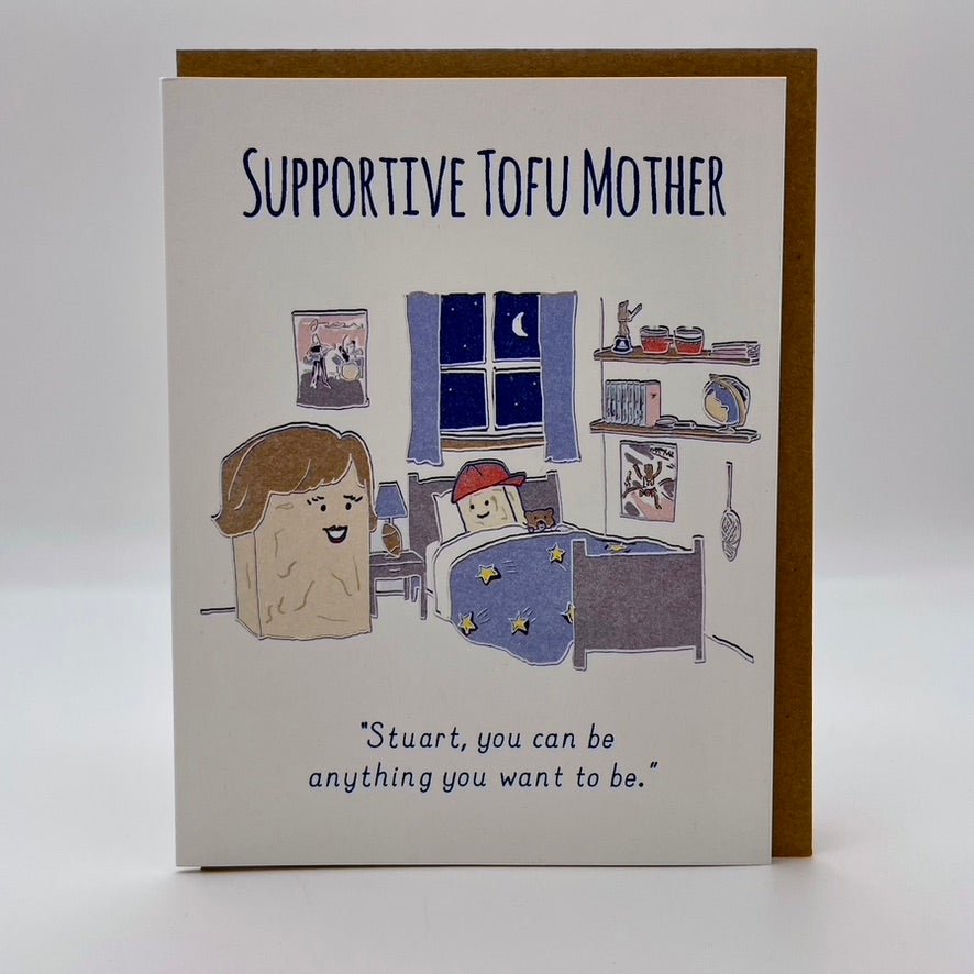 Supportive Tofu Mom Card - The Regal Find
