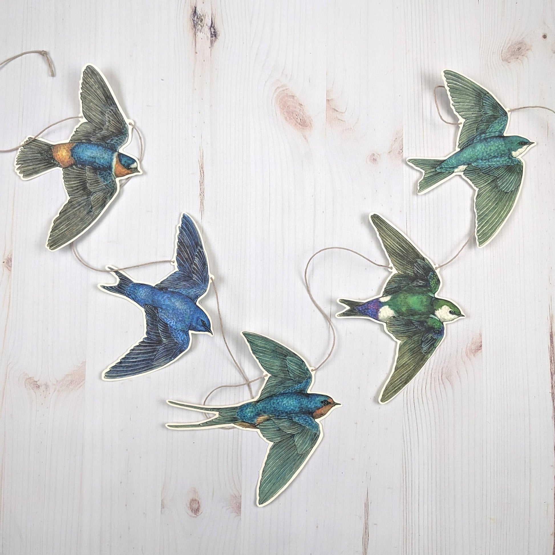 Swallow Illustrated Garland - The Regal Find