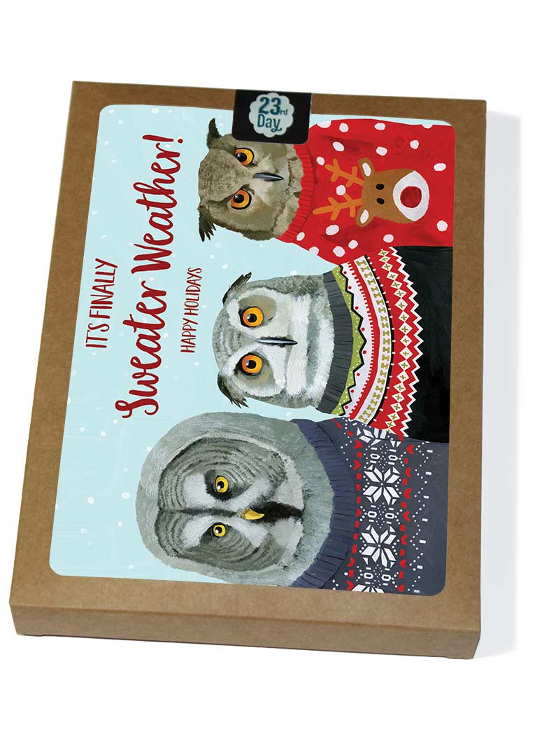 Sweater Weather Boxed Christmas Cards - The Regal Find