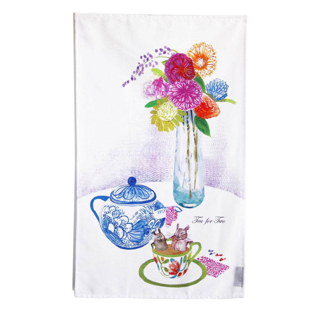 Tea For Two Tea Towel - The Regal Find