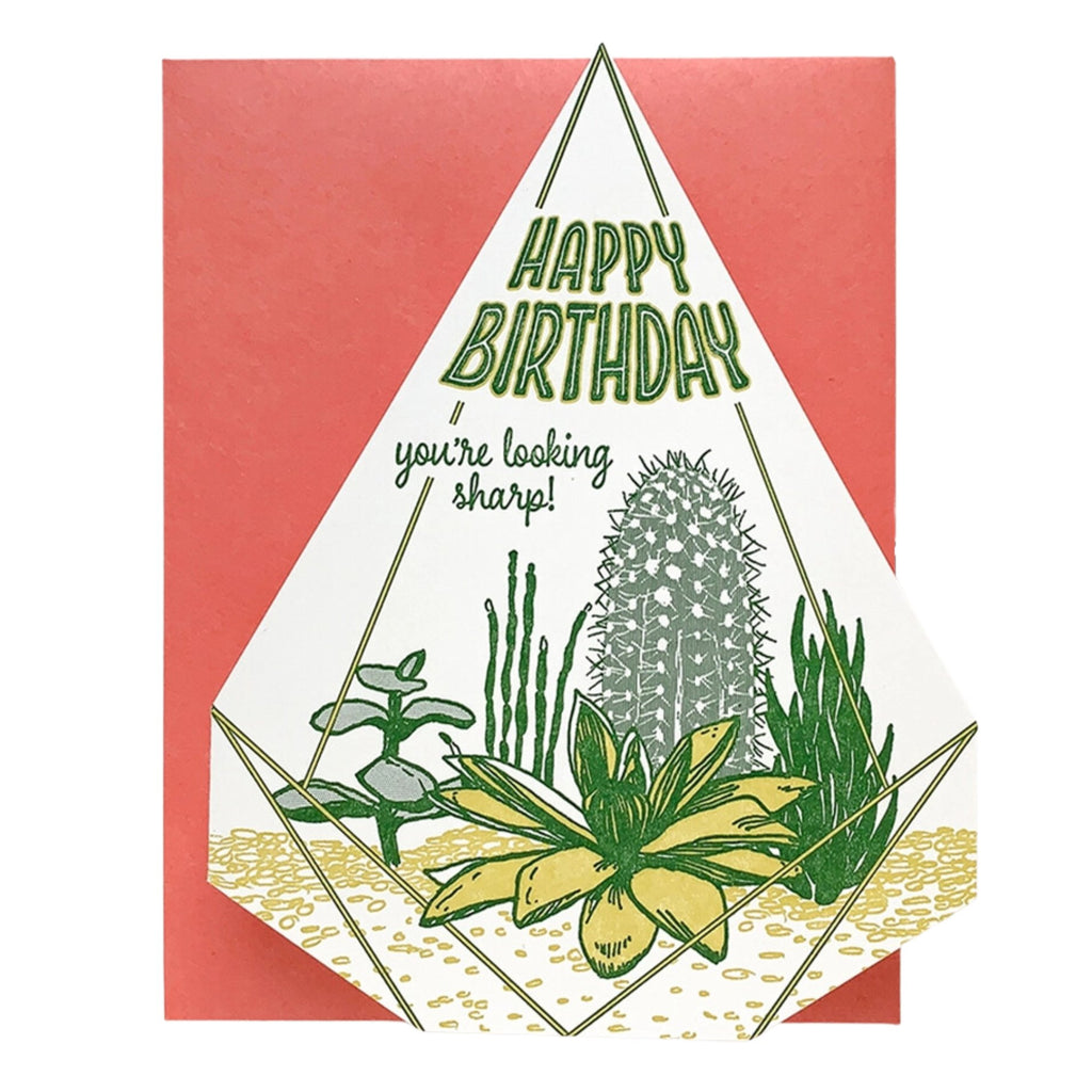 Terrarium Birthday Card - The Regal Find