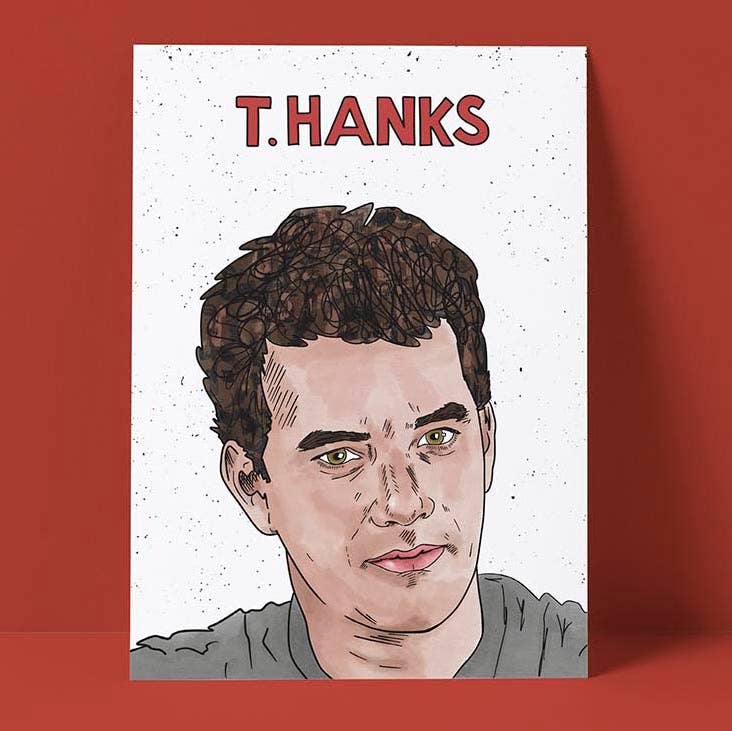 T.Hanks Thank You Card - The Regal Find