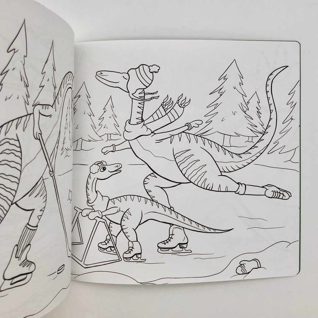 The Dinosaurs A Jurassic Adventure Coloring Book - The Regal Find